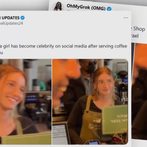 הבריסטה שגנבה את ההצגה: הנערה שהפכה לכוכבת הרשת בסרטון של נתניהו (1)