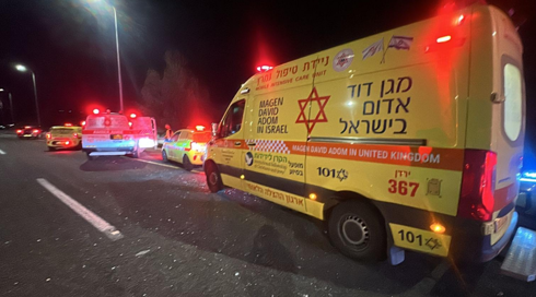 זירת פגיעת רקטה בצומת מחניים, מרץ 2026