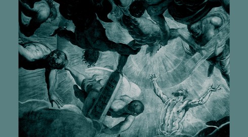 משה מקבל את לוחות הברית מאת טינטורטו