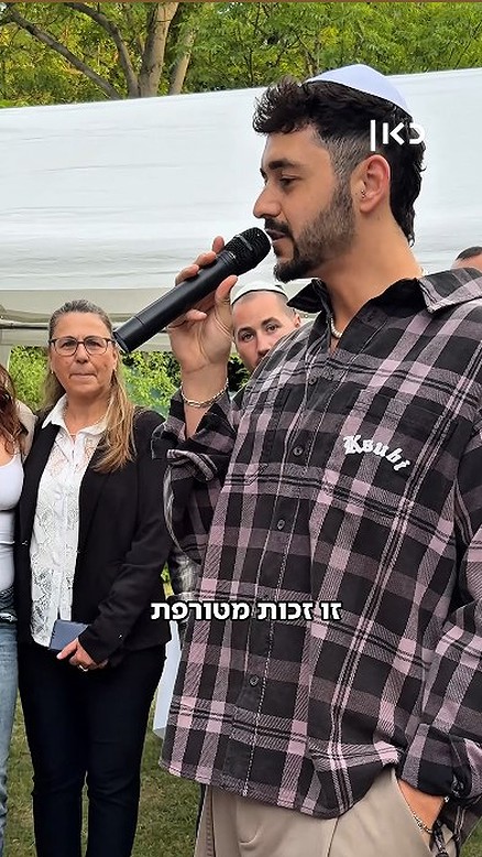 קבלת שבת עם נועם והמשלחת הישראלית.כאן